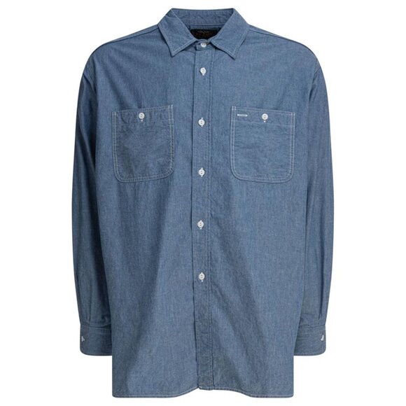 Beams Plus Work Chambray Shirt Tag Size S Men - Picture 1 of 4